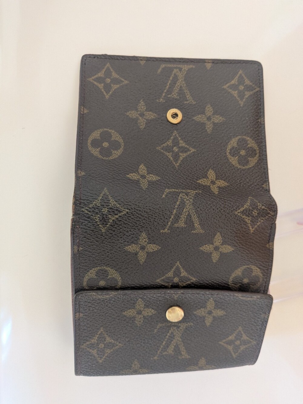 Louis Vuitton Vintage Monogram Compact Bifold Wallet Beautiful TH0090 - Picture 9 of 12